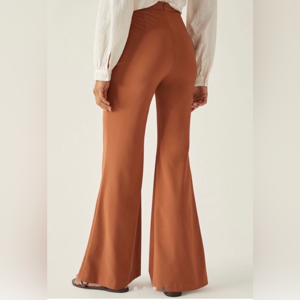Hutch Brown Flare Pants XS NWT Anthropologie
